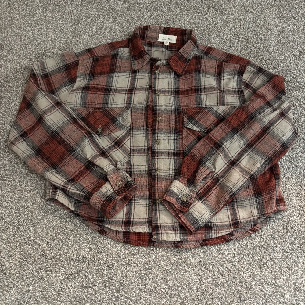 Cropped flannel